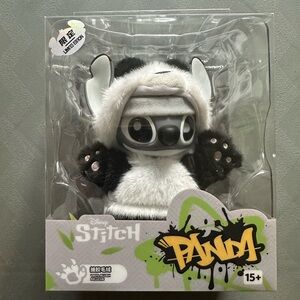 Disney Stitch Panda Limited Edition Vinyl Plush Pendant